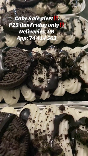 Cake sale this Friday for P30 each‼️ App/call 74 414 563 to place your order🤗 #caketray #fypシ #tiktokbotswana🇧🇼