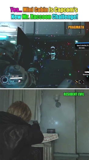 Yes... Mini Cabin Is Capcom's New Mr. Raccoon Challenge! #Pragmata #ResidentEvilRequiem