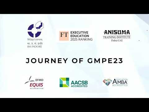 IIM Indore & Anisuma : Journey of General Management Program for Executives Batch 23