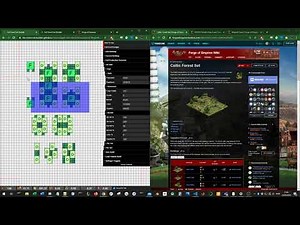 Forge of Empires: Celtic Forest Set - Help Me Create The Best Setups For When This Set Returns!