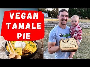 Tamale Pie | Corn Bread & Chili Casserole | Oil-Free Vegan