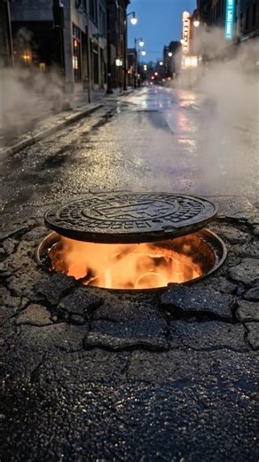 Why Manhole Covers Suddenly Explode #facts