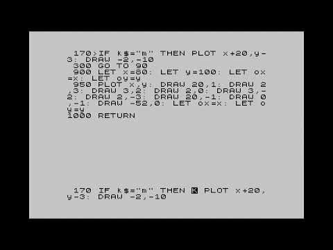PIXEL MOVEMENT BASIC - ZX Spectrum BASIC - Animated ALex - LIVE STREAM