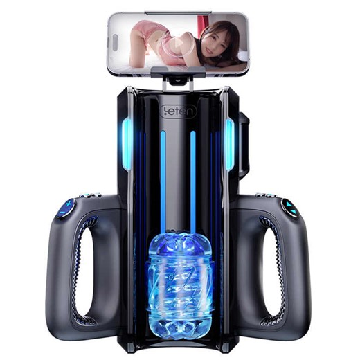 Power King 12times/s Automatic Male Masturbator Hand-Free Thrusting Sex Toy with Phone Holder Electric Adult Sex Machine