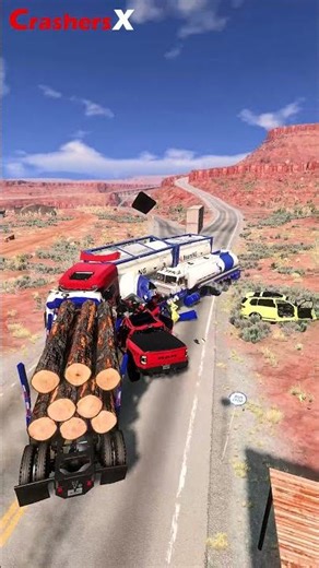 Realistic Car Crash Simulation 28 | BeamNG.drive