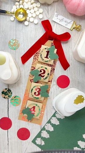 🎄DIY Mini Advent Calendar #crafttutorial #crafting #christmascrafts #diy #adventcalendar