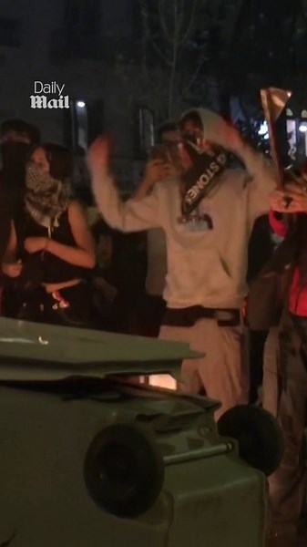 Protesters battle Spanish police as housing protests turn violent
