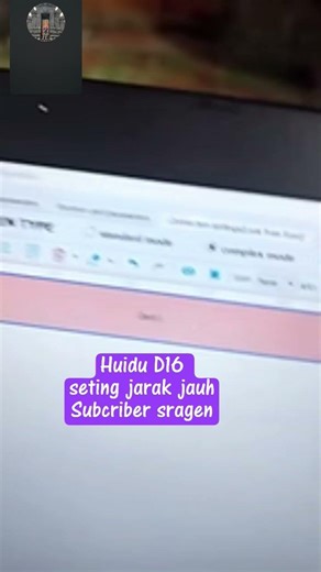 Huidu D16 setingg jarak jauh Subscriber sragen