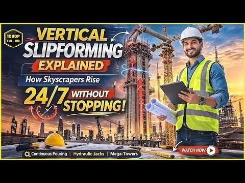 Vertical Slipforming Explained: How Skyscrapers Rise 24/7 Without Stopping