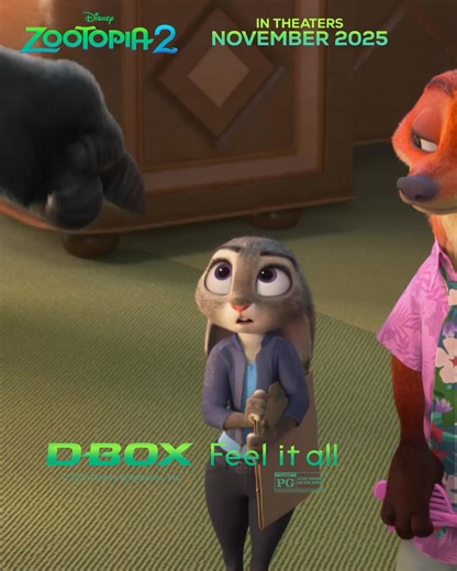 Experience the whole zoo in motion! Secure your D-BOX tickets now for Disney’s Zootopia 2 🐾 | Cinemark