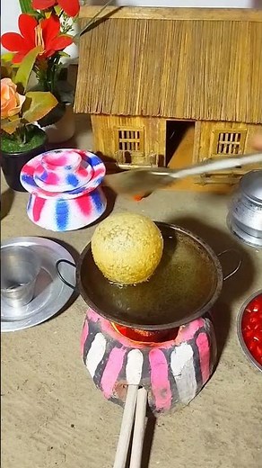 Pomegranate Pani Puri🍎 | Miniature Kitchen Fun for Kids