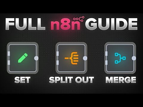 Set, Merge, and Split Out Nodes in n8n Explained