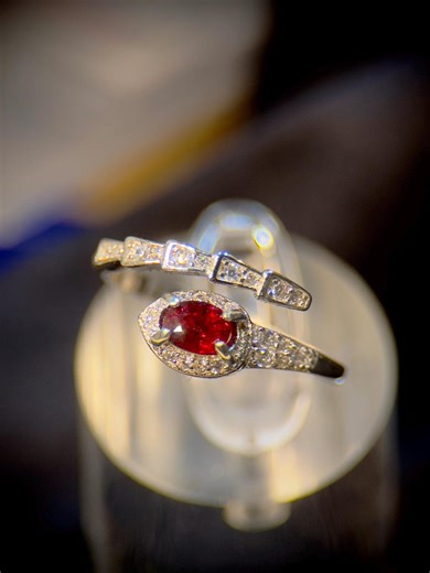 Natural Ruby Ring: Sterling Silver, Unheated Gemstone, Unviersal Fitting Band - Etsy