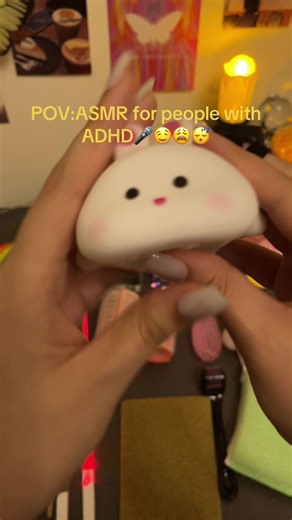 ASMR for peace with ADHD 🎤🤤😩😴 follow for more videos #asmr #ADHD #tingles #weirdasmr #fyp