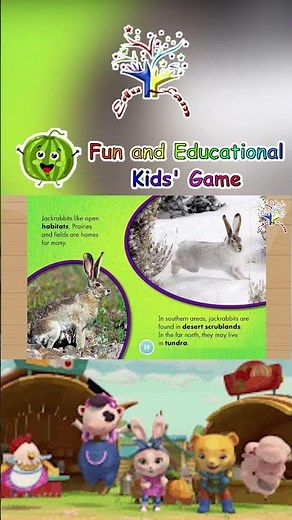 🐇🌵 Jumping Jackrabbits! | Meet the Desert Sprinters! | Animal Safari ✨