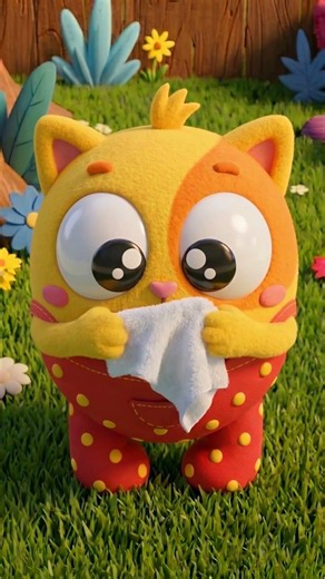 Wash your hands and fruits before eating! #kids #cartoon