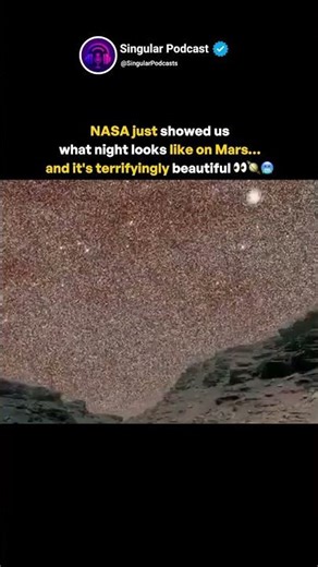 This Is Mars at Night… And It’s Terrifying 🌌 #Mars #NASA #Space #Universe #shorts