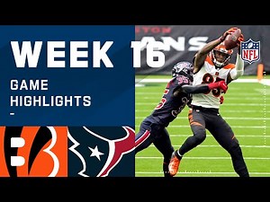Bengals vs. Texans Week 16 Highlights | NFL 2020