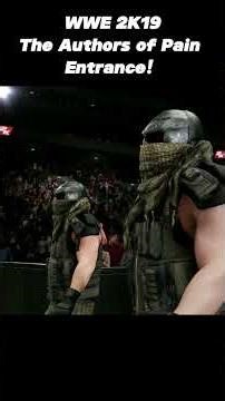 WWE 2K19 – The Authors of Pain Entrance! 💀🔥 Akam & Rezar Dominate #Shorts