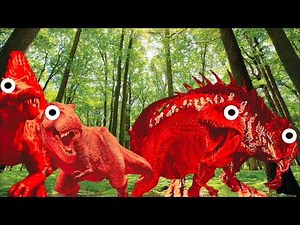 Tysonzilla And His Dinosaur Forms Save Horton From Capitan Godzilla's Dinosaur Forms