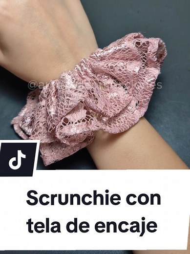 Cómo hacer scrunchies de encaje para regalar o vender