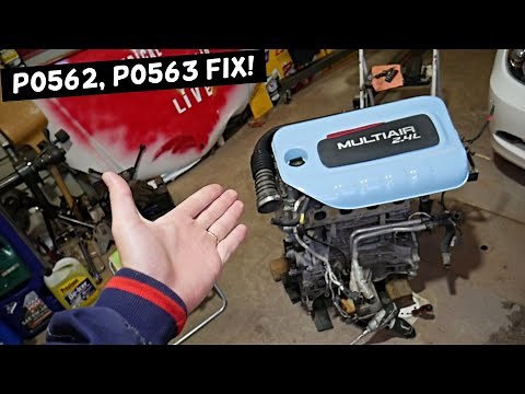 FIX Code P0562, P0563 Engine Light On Ram Promaster City, Fiat 500X, Fiat Toro