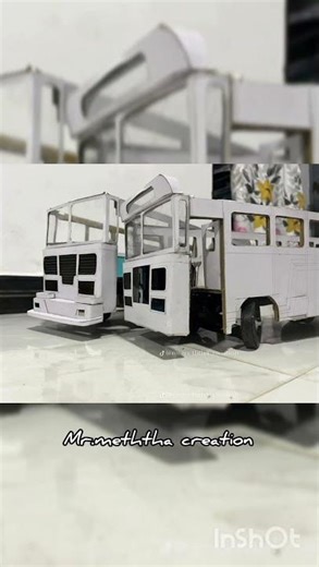 | how to make ashok Leyland bus | original Leyland bus mr. meththa creation