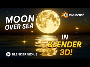 Create a Magical Full Moon Scene in Blender 3D - Beginner Tutorial