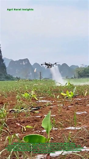 Einsatz von Agrardrohnen: Präzisionssprühtechnik in bergigem Gelände