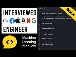 Machine Learning Interview: Interview with a FAANG Engineer