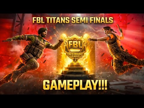 FAUG Domination FBL 2.0 Semi finals Titan Gameplay | FAUG Domination Gameplay | FAUG Game | FAUG