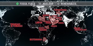 This map shows the places that would go dark if we banned fossil fuels tomorrow