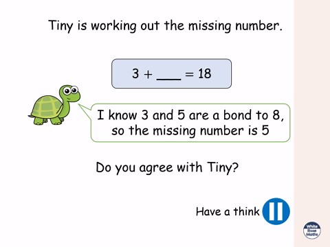 Y1 Spring Block 2 TS2 Add ones using number bonds