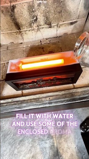 Fireplace Insert Diffuser Humidifier Indoor Electric Fireless Flame Aromatherapy Flame Diffuser