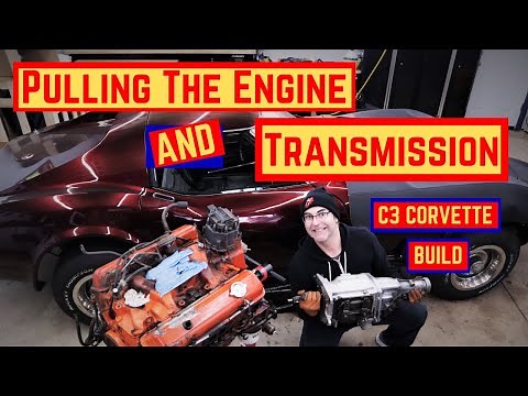 C3 Corvette Engine Removal
