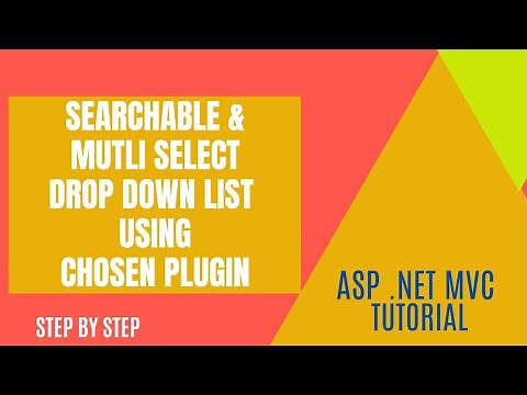 #7: Multi-Select DropDown List | Searchable Drop Down List using Chosen Plugin