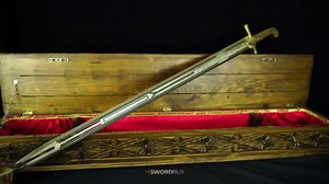 Customizable Sword Box, Handmade patterned sword box, gift box