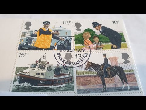 Great Britain 1979 Police First Day Covers Stamps