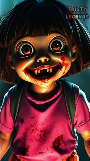 Horror Versions of Dora the Explorer Characters #scary #horror #creepy #fakesituation