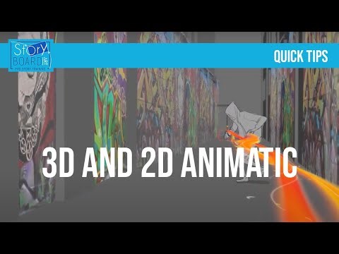 3D And 2D Animatic Example By Sergio Paez