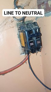 11K views · 17 reactions | Line to neutral connection for rewiring and change circuit breaker mcb #electrician #relay #panelboard #control #power #technician #switch #wiring #outlet #electrical | Electricians Guide | Facebook