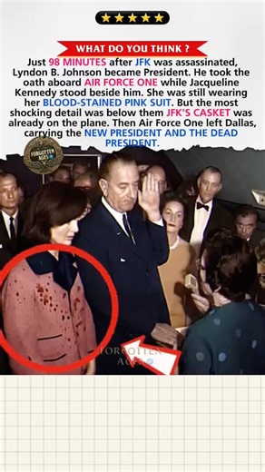 98 MINUTES LATER…HE BECAME PRESIDENT #history