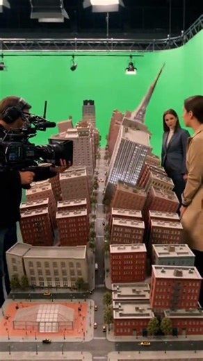 Inception Behind the Scenes : Maket Set Urban Distortion Inside the Dream