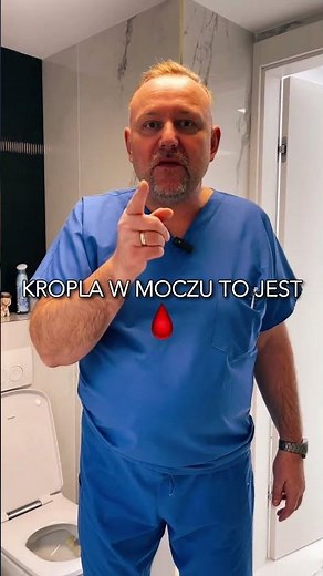 Kropla krwi w moczu