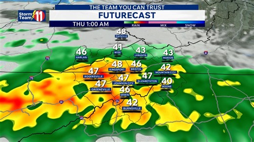 Rain expected tonight and tomorrow but a nice weekend is ahead