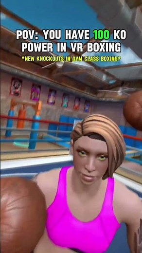 New KO SYSTEM In gym class boxing!! GC boxing is coming soon! #vrboxing #boxing #gymclassvr