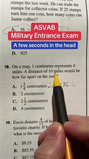 ASVAB Math Arithmetic Reasoning Solutions 18