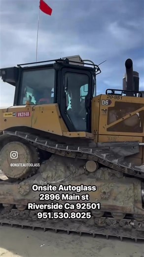 Custom cut #heavyequipment glass #caterpillar #dieselmechanic #california #inlandempire