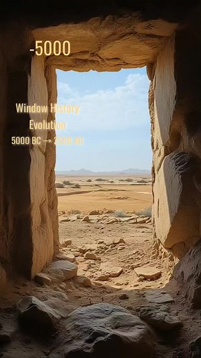Window History Timelapse - 5000 BC to 2500 AD #timelapse #history #evolution #window
