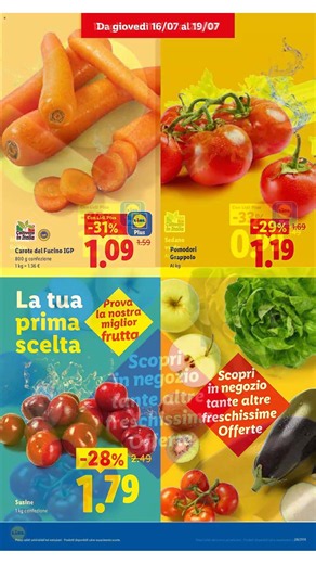 Lidl volantino 16/07 - 22/07
